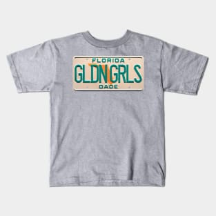 Golden Girls Miami Dade License Plate Kids T-Shirt